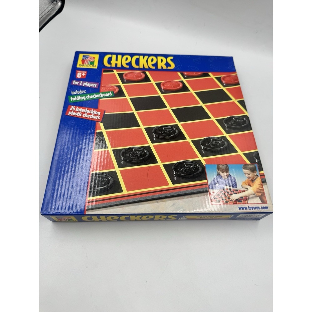 Pavilion Checkers Board Game Great Condition Vintage 1999